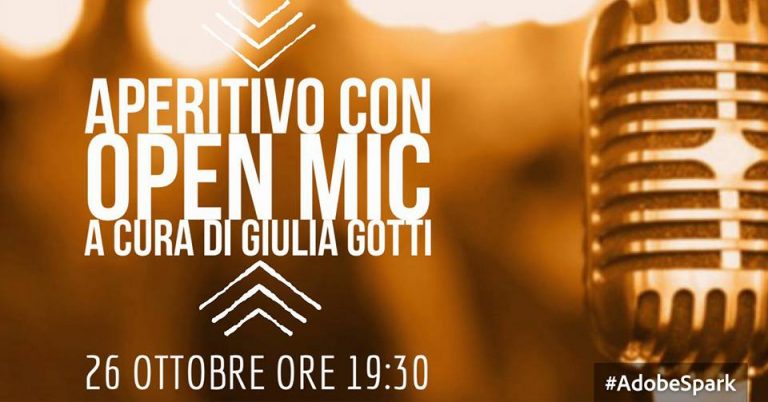 26/10 AperInOpenMic a cura di Giulia Gotti