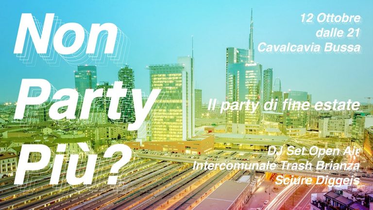 Torna l'ormai caratteristico dj set trash sul cavalcavia bussa