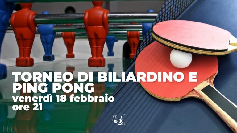 Torneo di Biliardino e Ping Pong