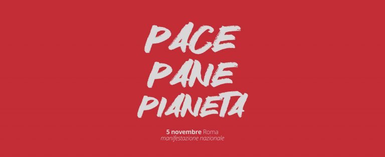 Pace, pane, pianeta: in piazza il 5 novembre a Roma