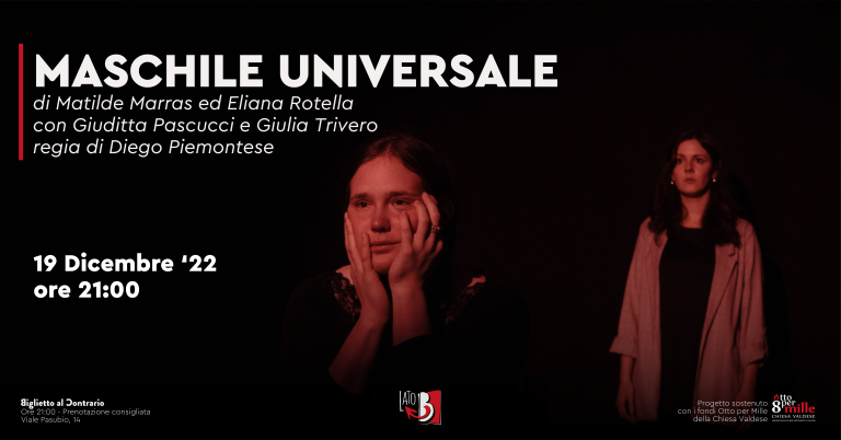 Maschile Universale // Lunedì Teatrali