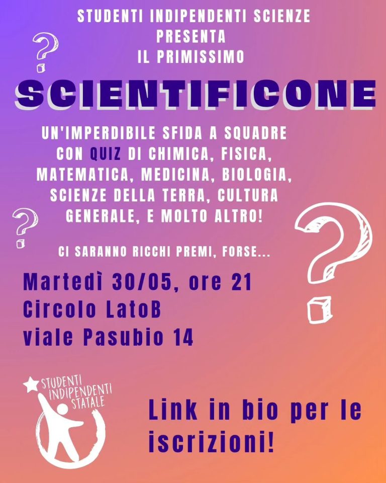Scientificone – torneo di quiz scientifici