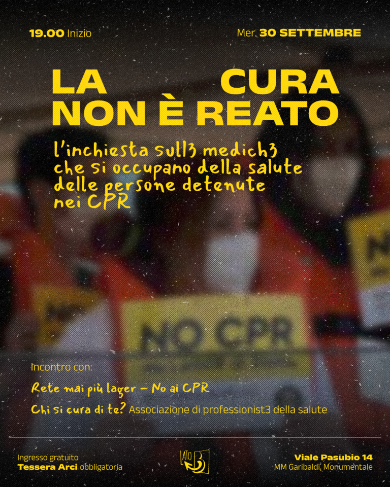 La cura non è reato